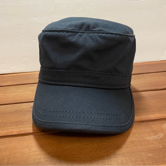 NWOT econscious navy blue Organic Cotton Fiber Twill Adjustable Corps hat EC7010 - Picture 3 of 6